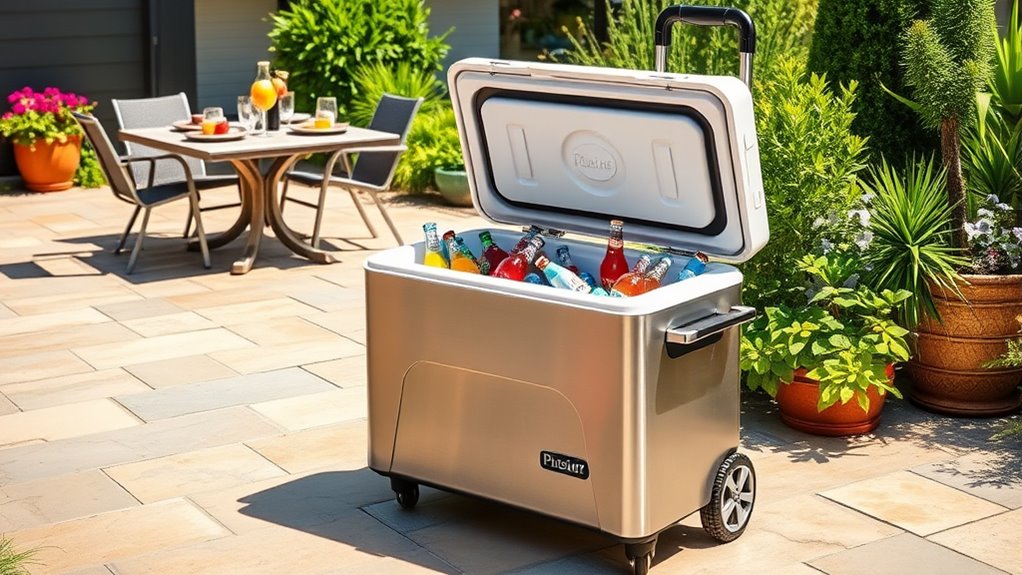 large insulated mobile durable