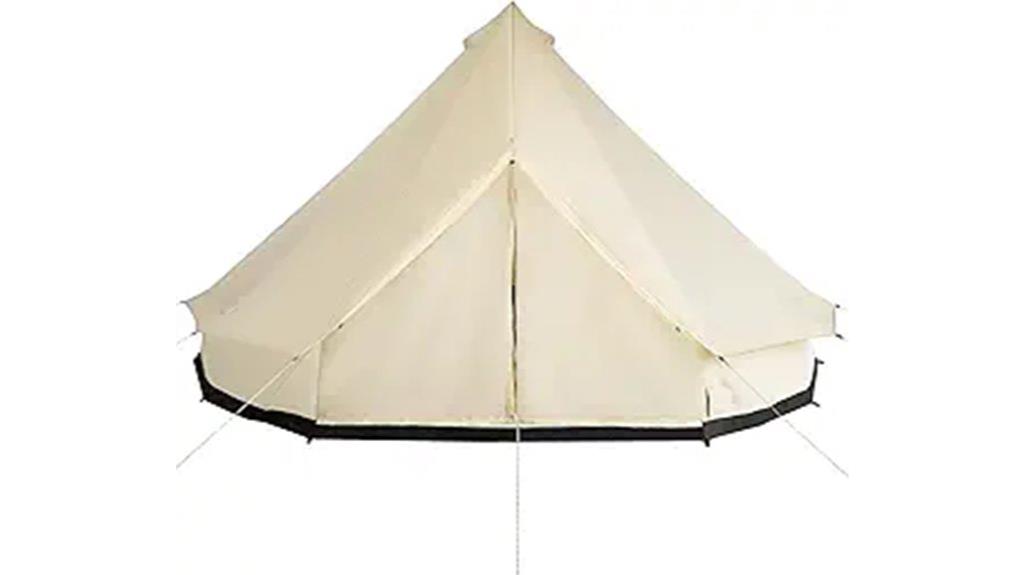 large outdoor camping yurt