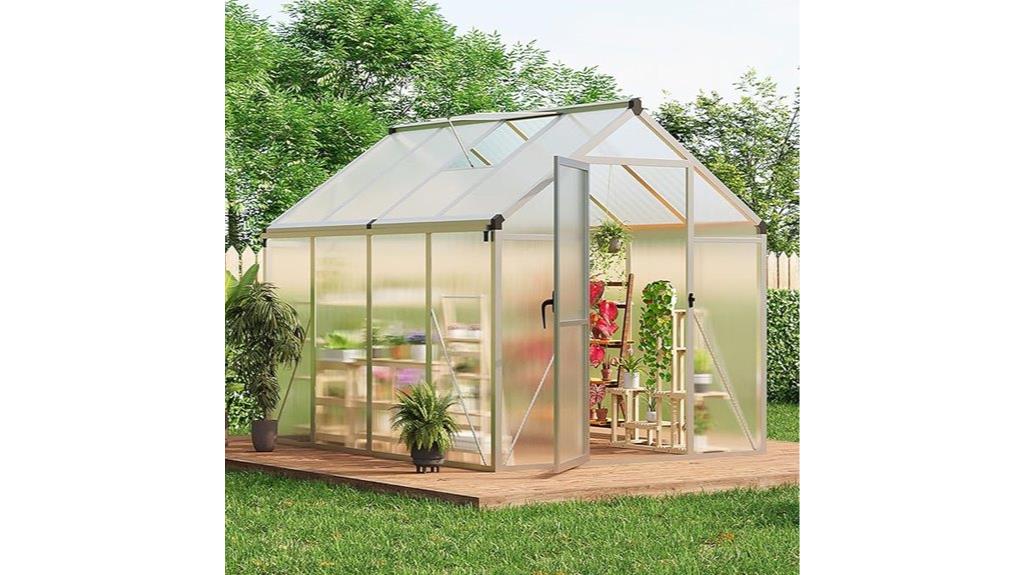 large polycarbonate greenhouse