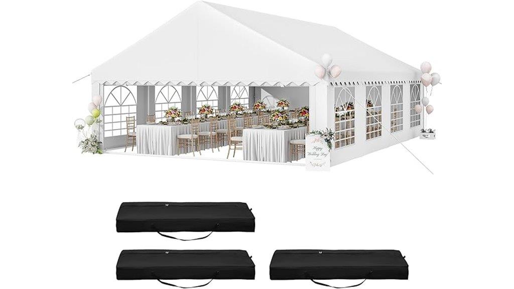 large pvc wedding tent