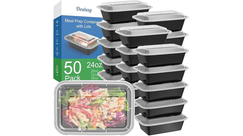 large reusable meal containers