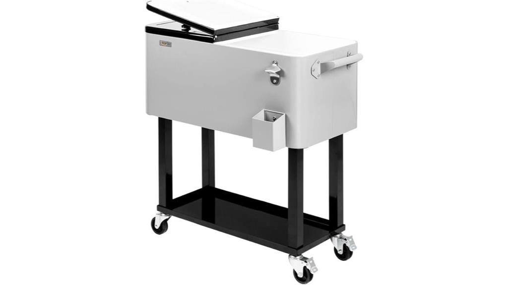 large rolling ice chest