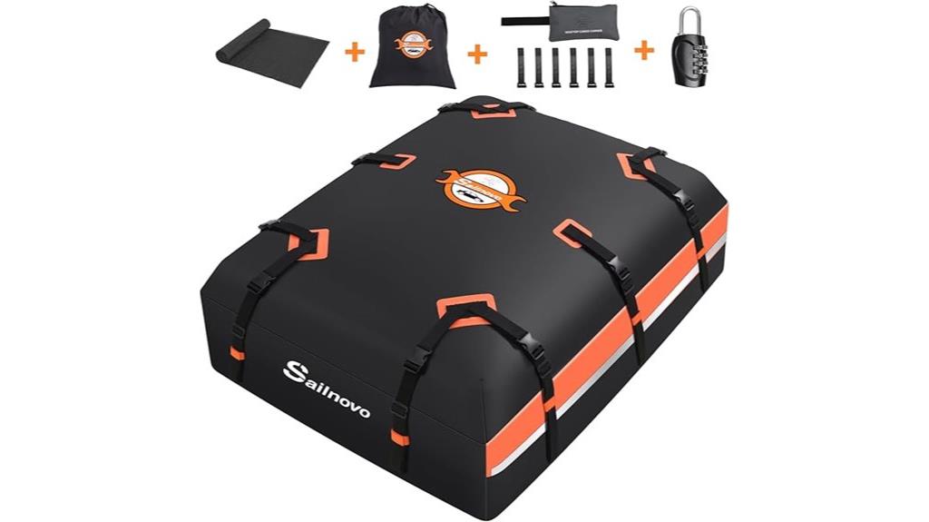 large rooftop cargo carrier