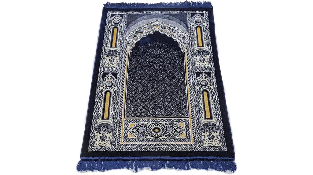 large velvet prayer rug