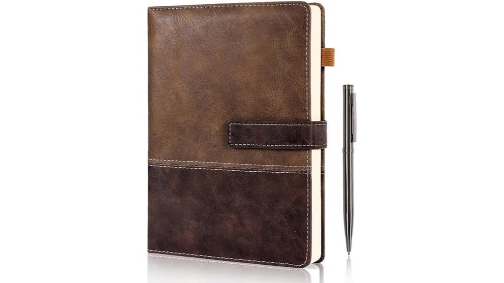 leather a5 daily journal