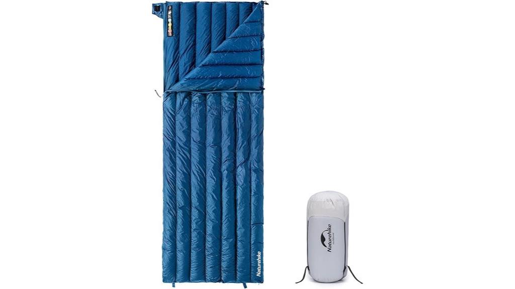 lightweight adult down sleeping bag