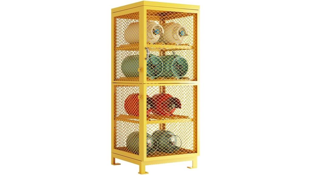 lockable horizontal storage cabinet
