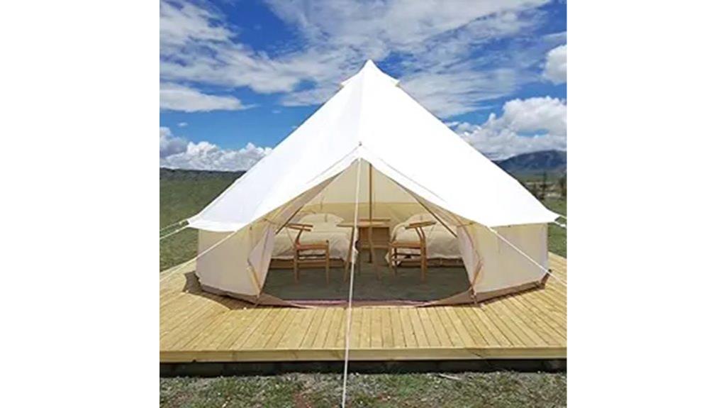 luxury outdoor safari tent