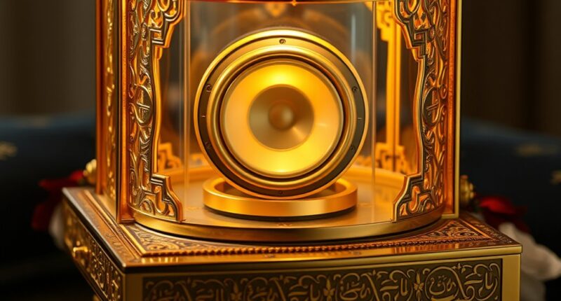 luxury quran speaker lamps