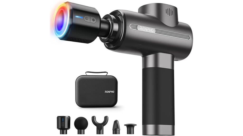 massage gun with heat