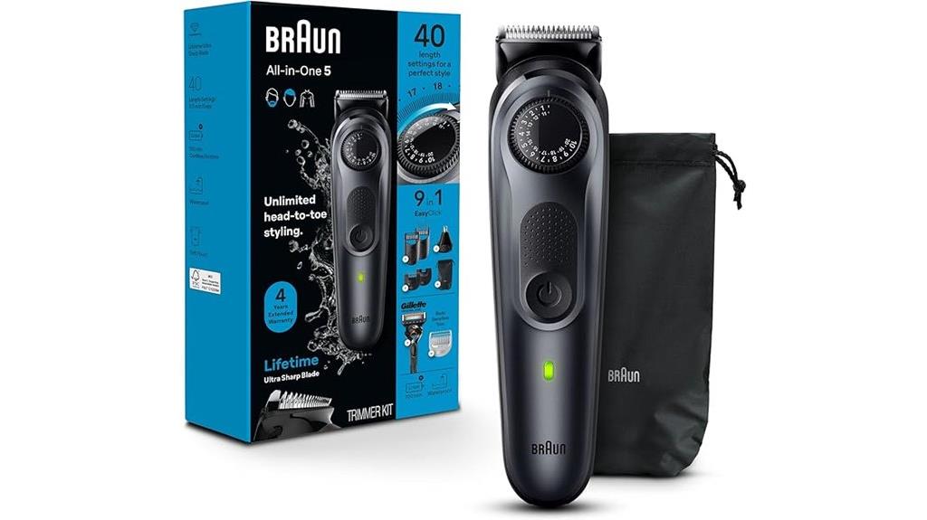 men s 9 in 1 grooming kit