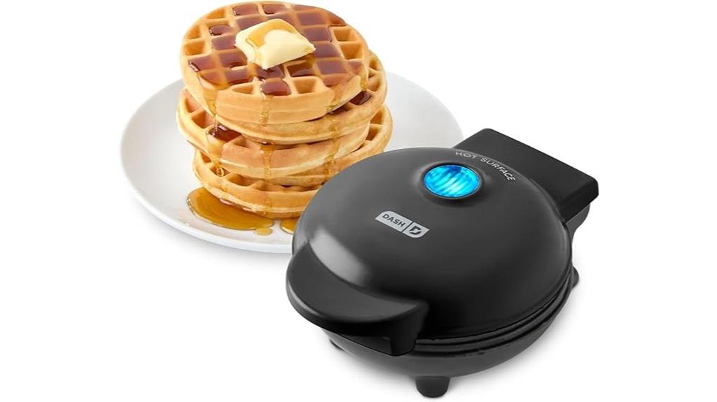 mini 4 inch nonstick waffle maker