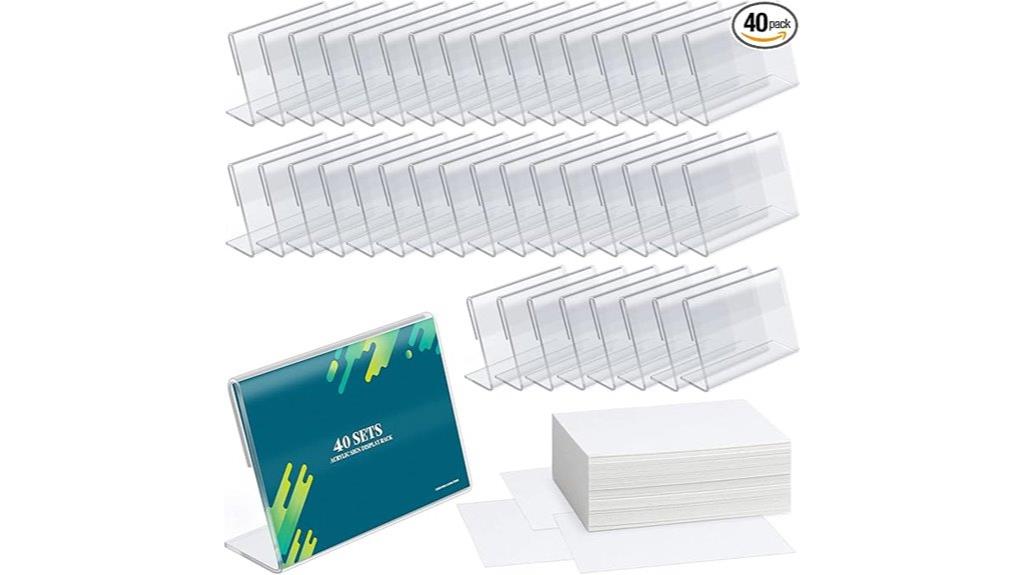 mini sign holders pack