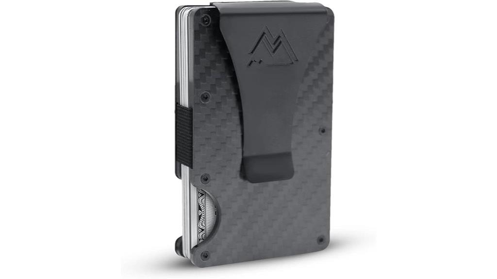 minimalist mountain wallet