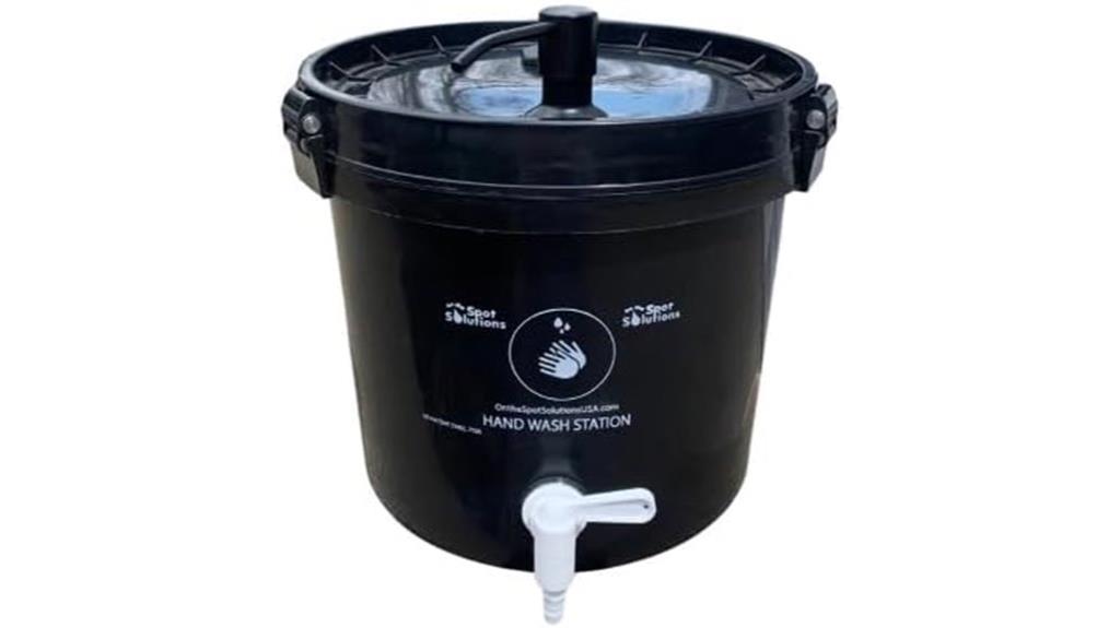 mobile hand washing station