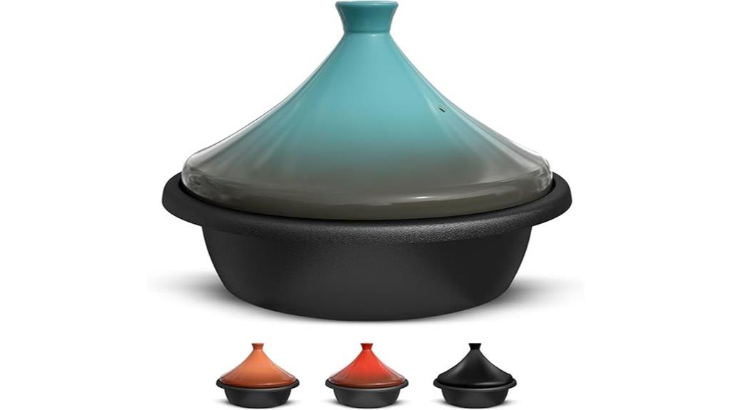 moroccan enameled cast iron