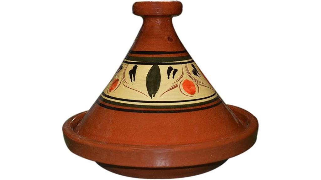 moroccan handmade glazed tagine