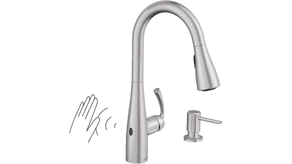 motion activated touchless faucet
