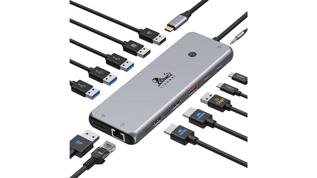 multiple ports dual displays