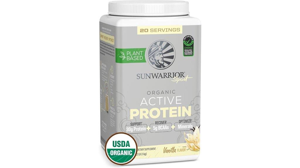organic plant protein powder