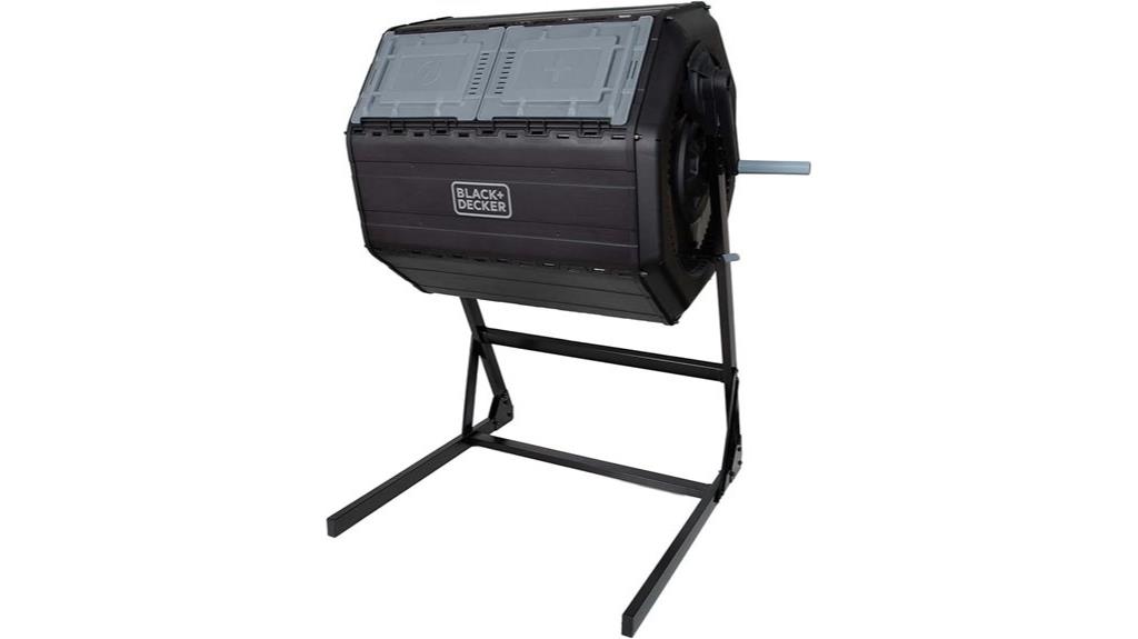 outdoor 40 gallon compost tumbler