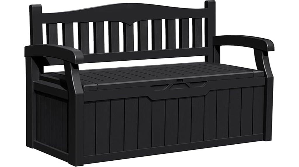 outdoor 80 gallon storage bench