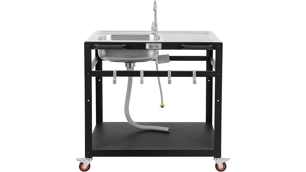 outdoor stainless steel grill