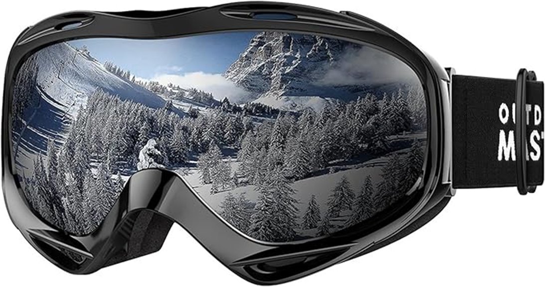 over glasses ski goggles