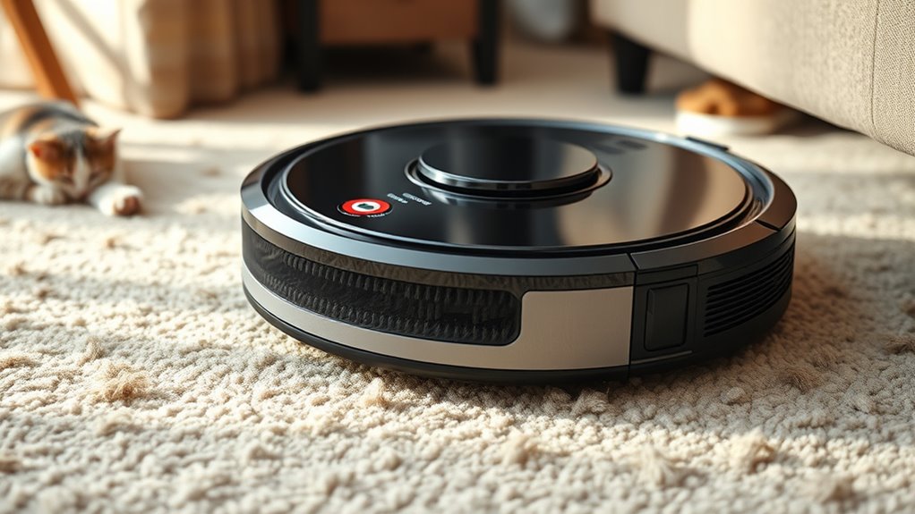 pet hair cleaning features