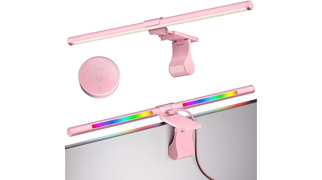 pink rgb gaming light