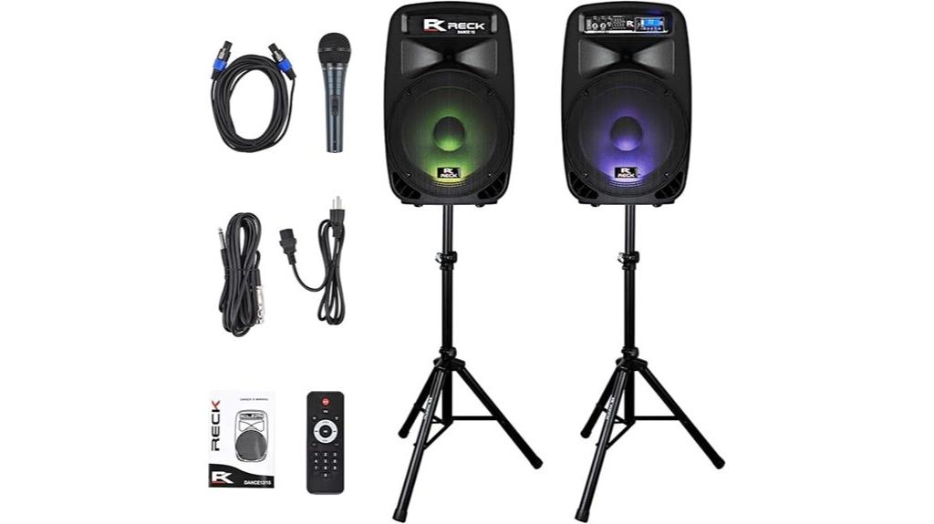 portable 15 inch pa speaker