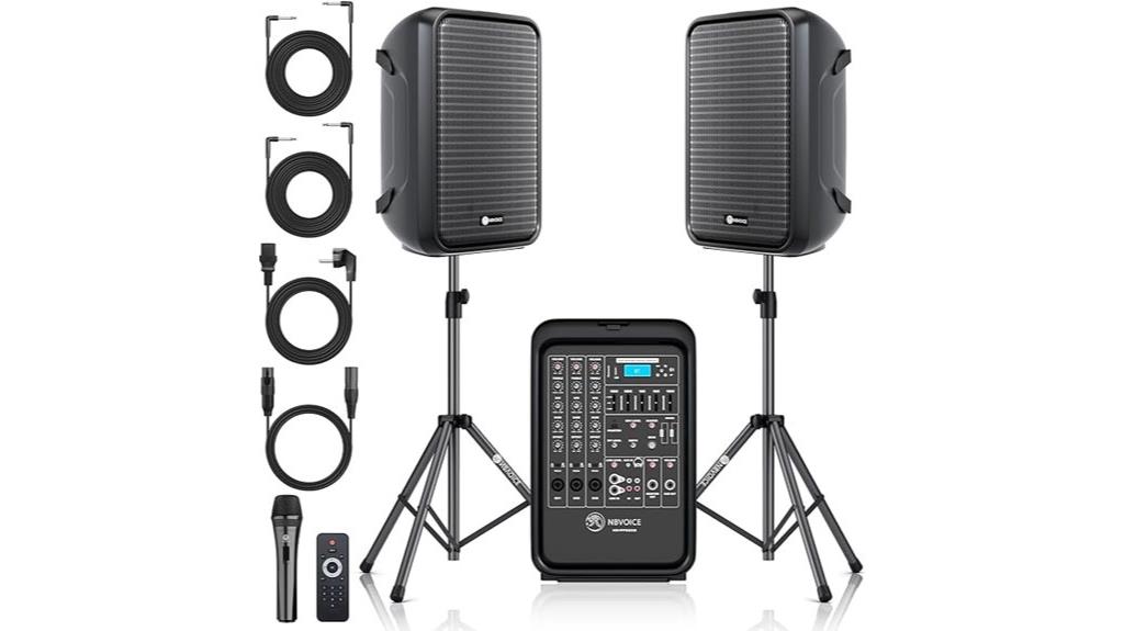 portable 2 way pa system
