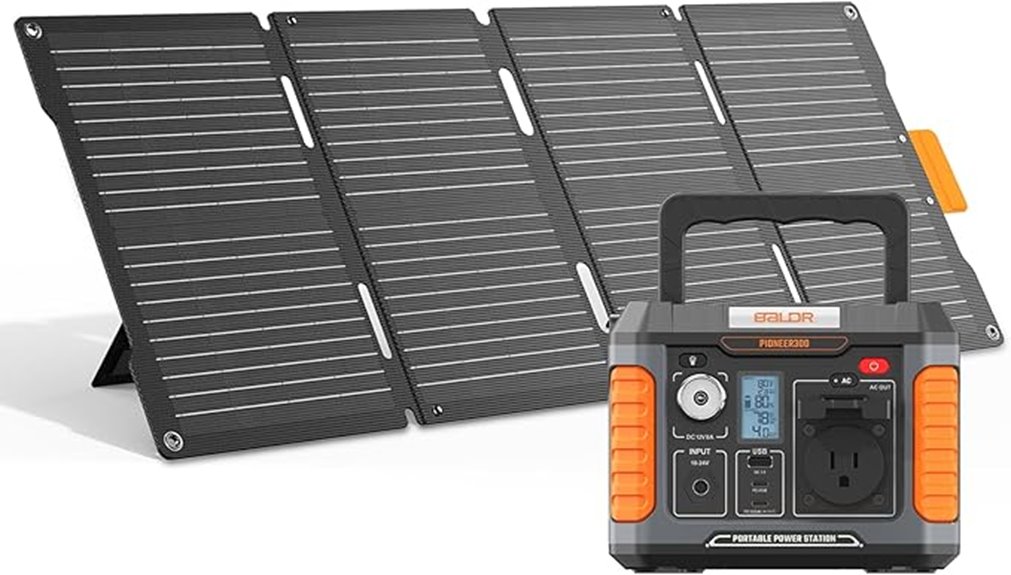portable 300w solar generator