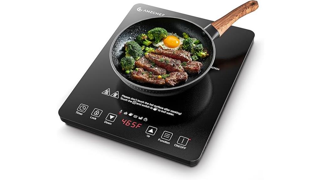 portable cooktop with 20 levels