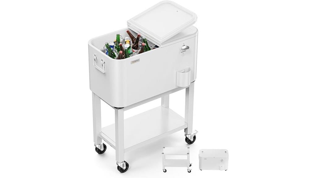 portable cooler with wheels
