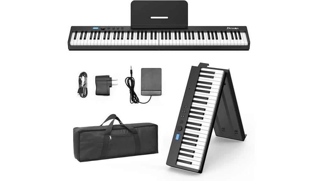 portable folding piano