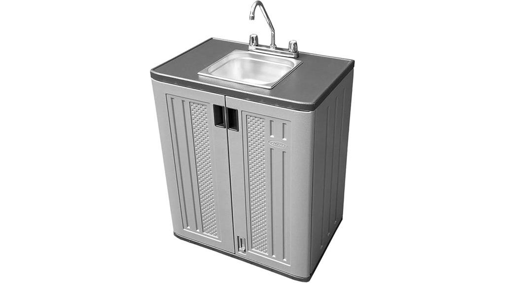 portable hot water sink