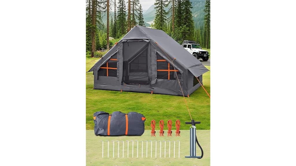 portable inflatable camping tent