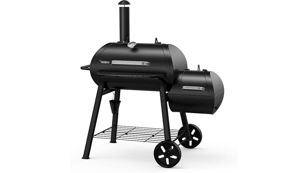 portable outdoor charcoal smoker