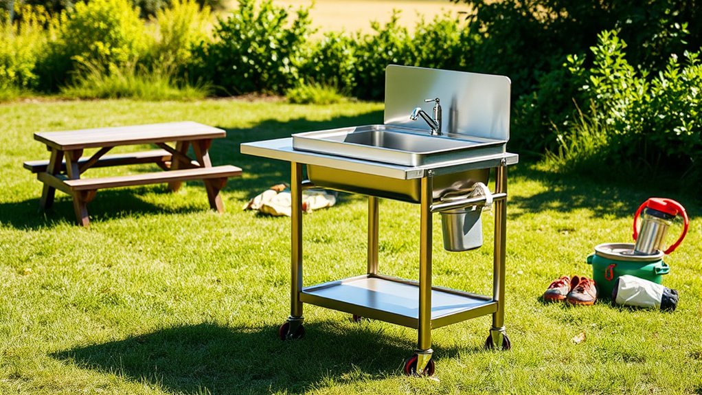portable outdoor sink considerations