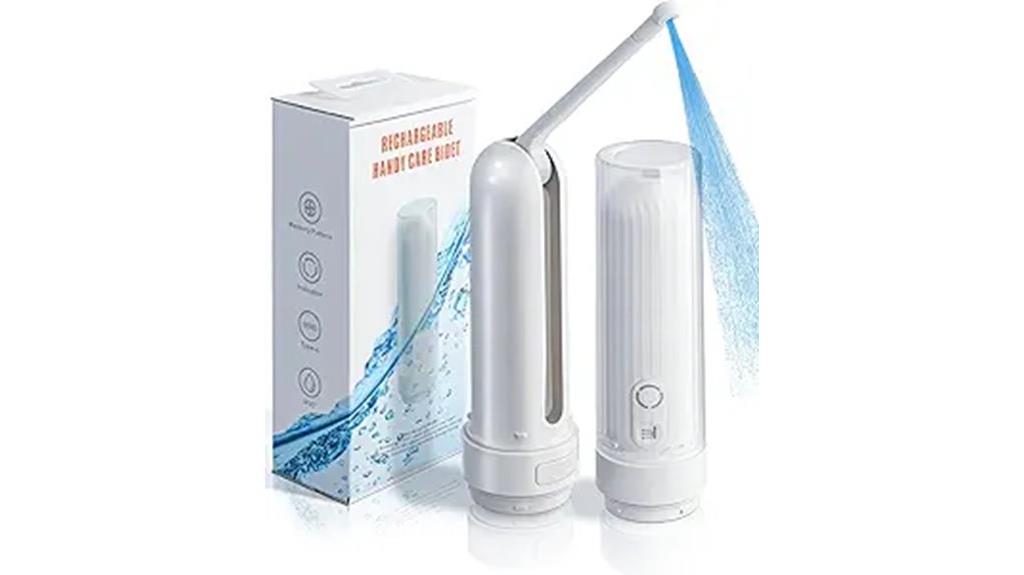portable rechargeable bidet