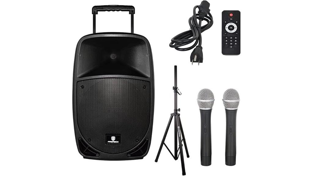 portable rechargeable dj speaker