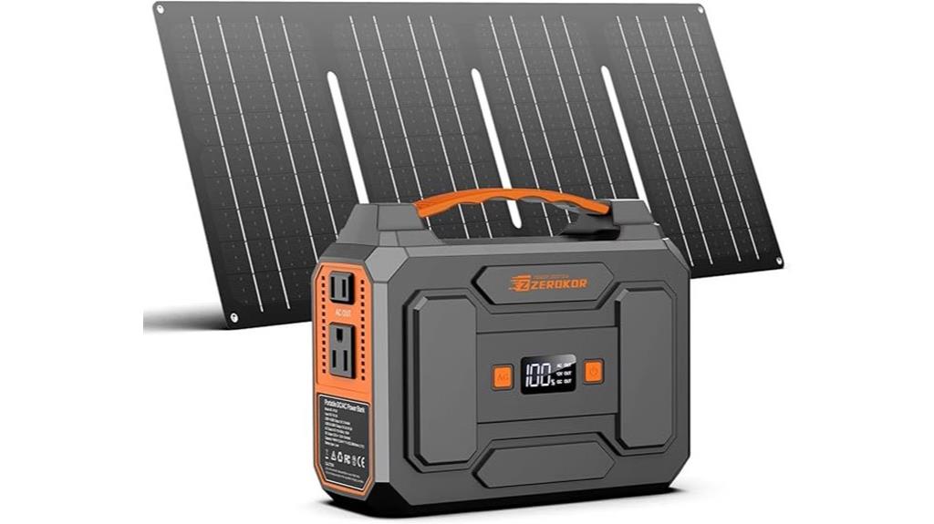 portable solar power pack