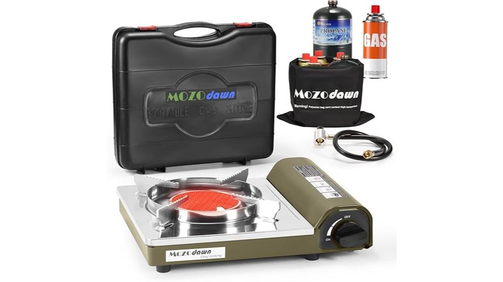 portable two fuel camping stove