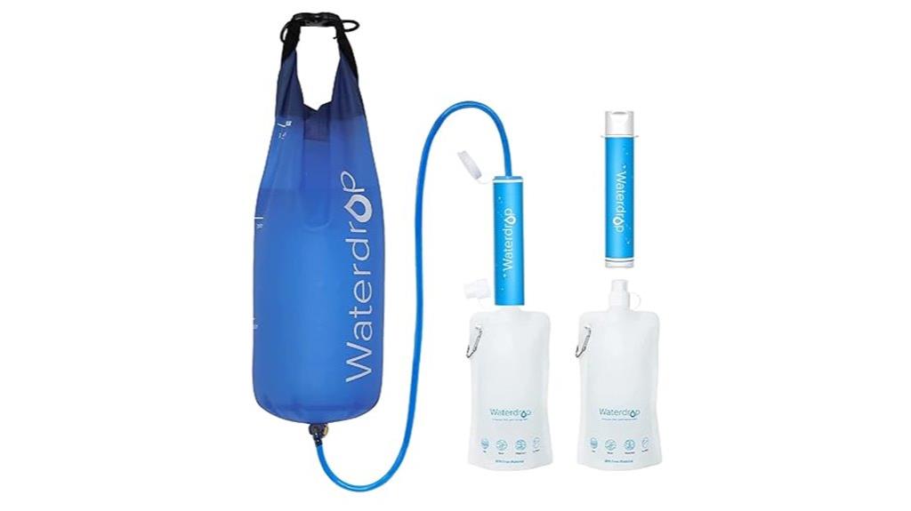 portable water filter straws