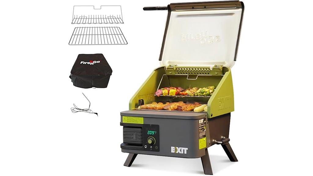 portable wood pellet grill