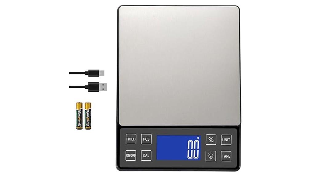 precise usb rechargeable scale