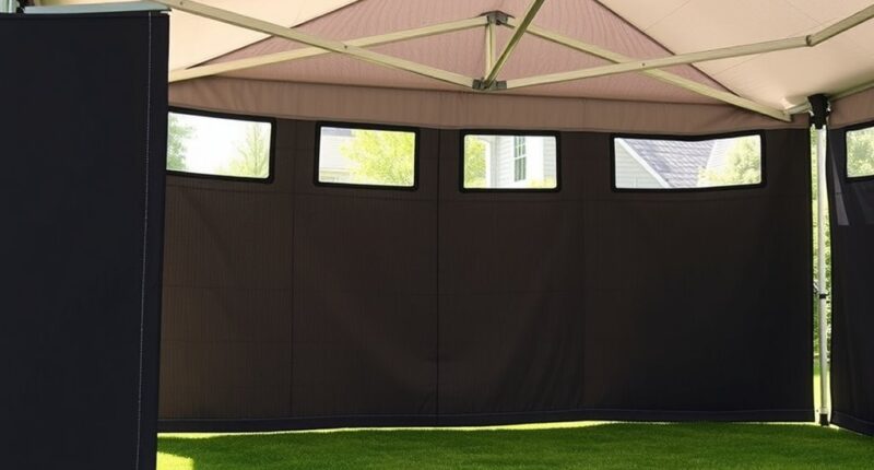 premium 10x20 canopy sidewalls