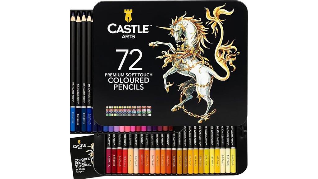 premium 72 color soft core
