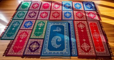 premium bulk folding prayer mats